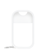White silicone case on white background
