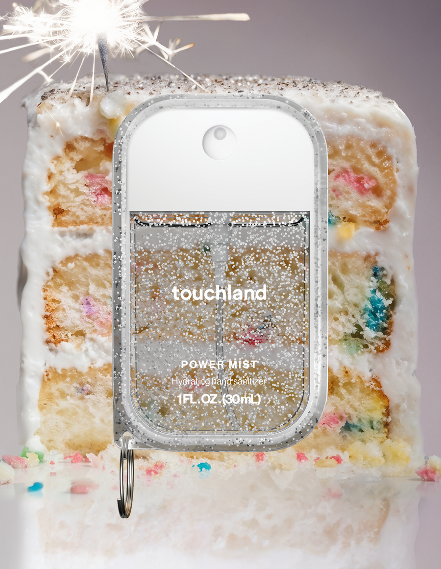 Confetti Cake Hand Mist + Frosted Sparkle Case Set | Touchland