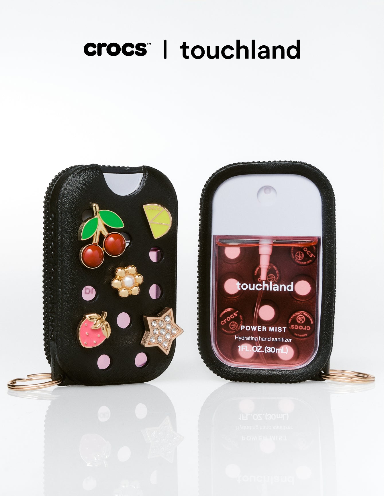 Crocs x Touchland Hand Mist Case Jet Black