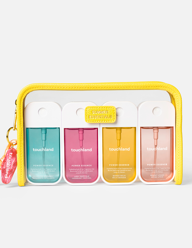 Summer Body Mists Essentials Set in Travel Pouch