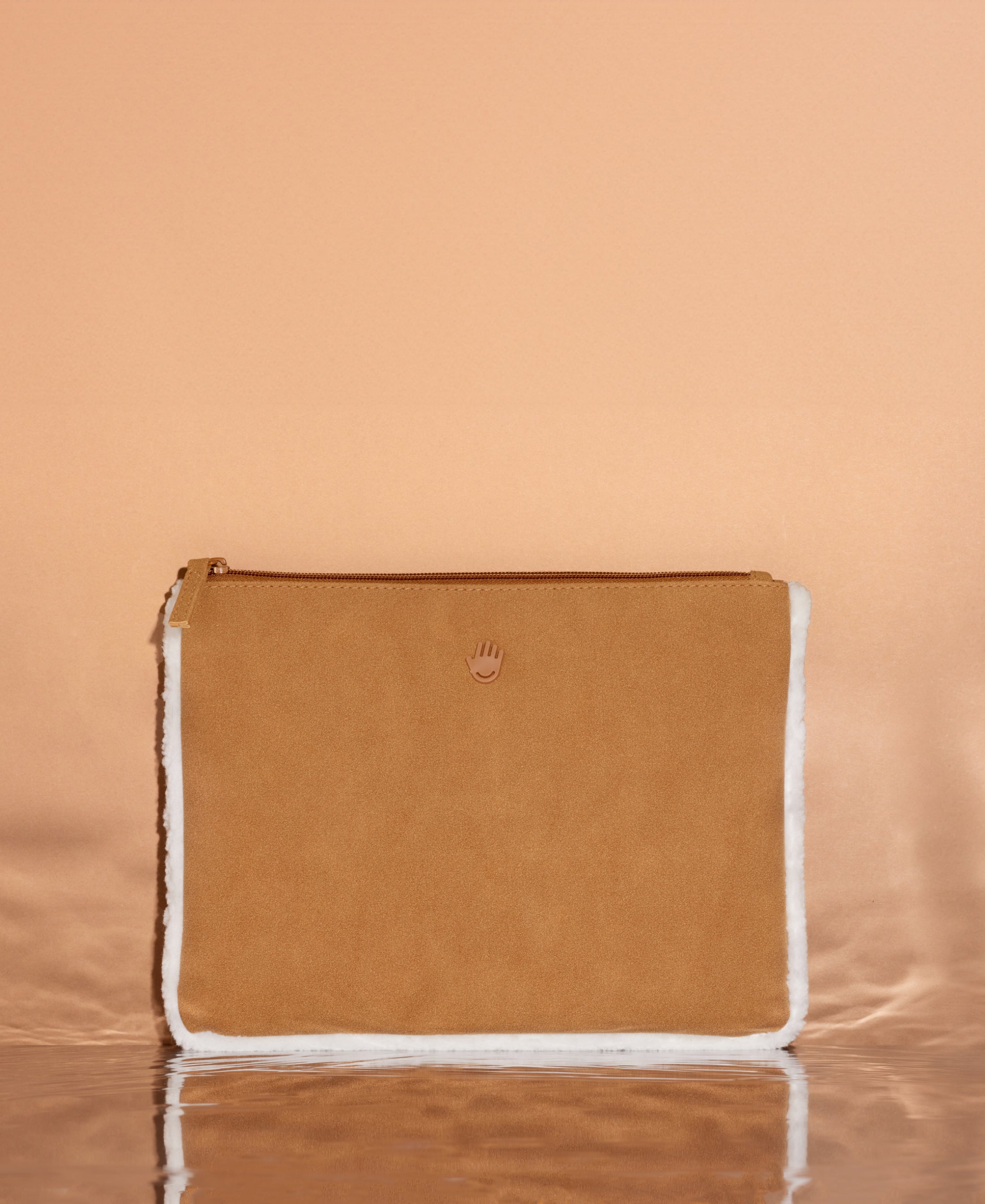 Limited Edition Shearling Travel Pouch