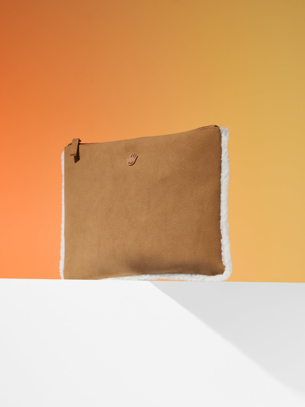 Shearling Travel Pouch