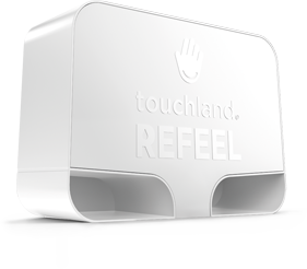 Touchland kub refeel package on white background